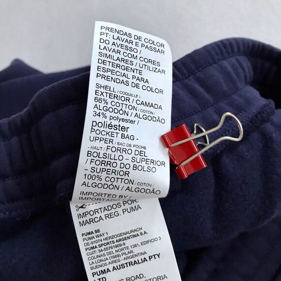 Puma NWT Performance Navy Sweat Shorts Men L - Picture 10 of 10